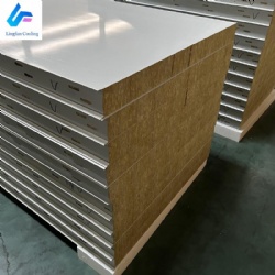 Rock wool Sandwich Steel Panel for Factory Warehouse Farm Supermarket